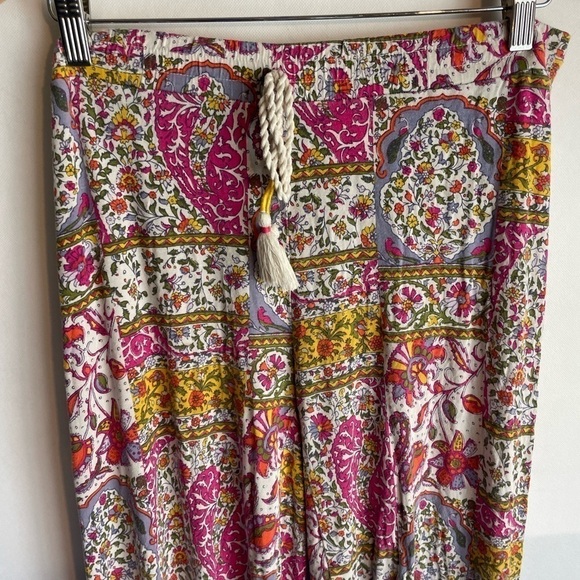 Anthropologie XS Joggers Printed Comfy Drawstring Floral - Picture 2 of 8